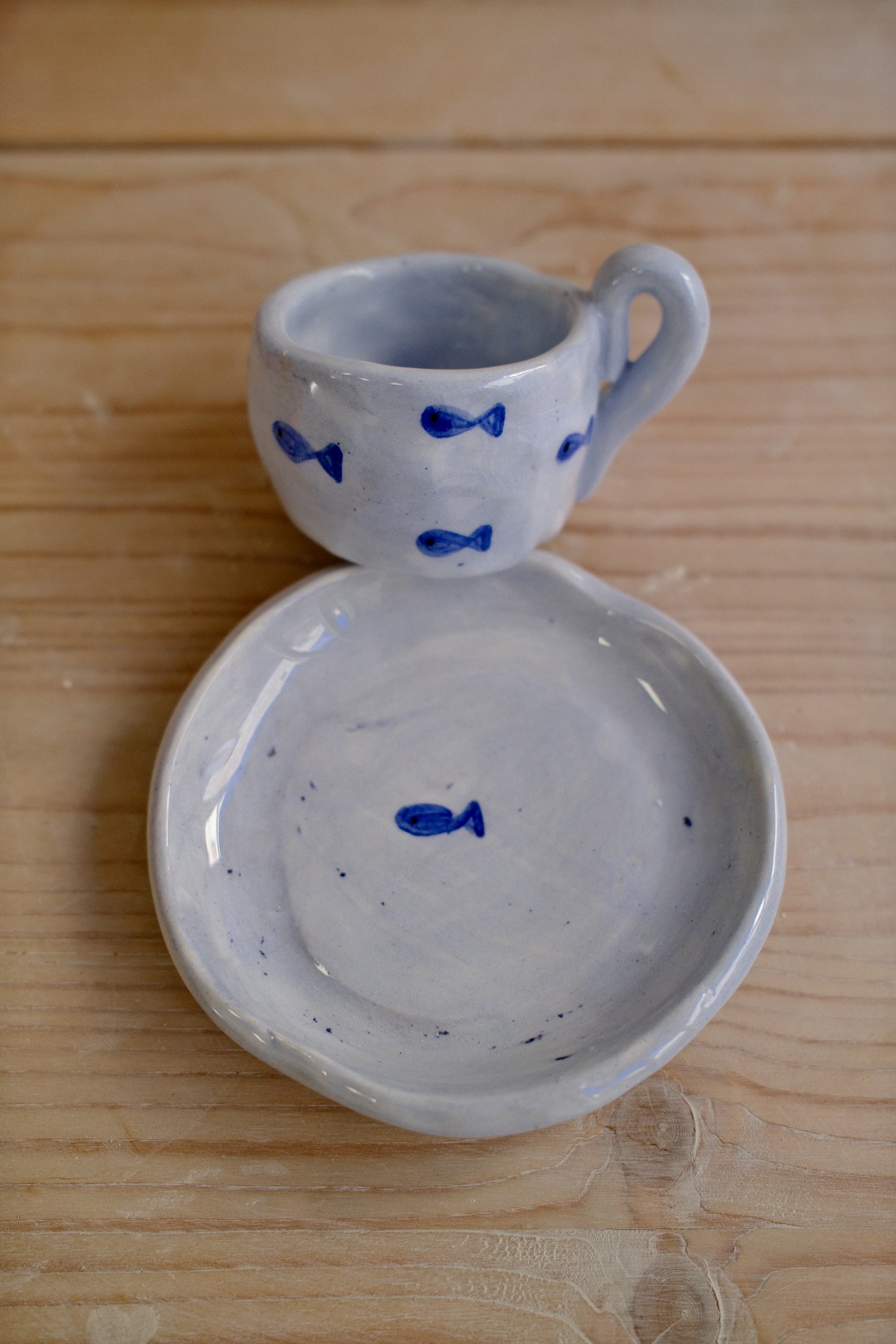 Tazzina da caffè + piattino [PESCI]