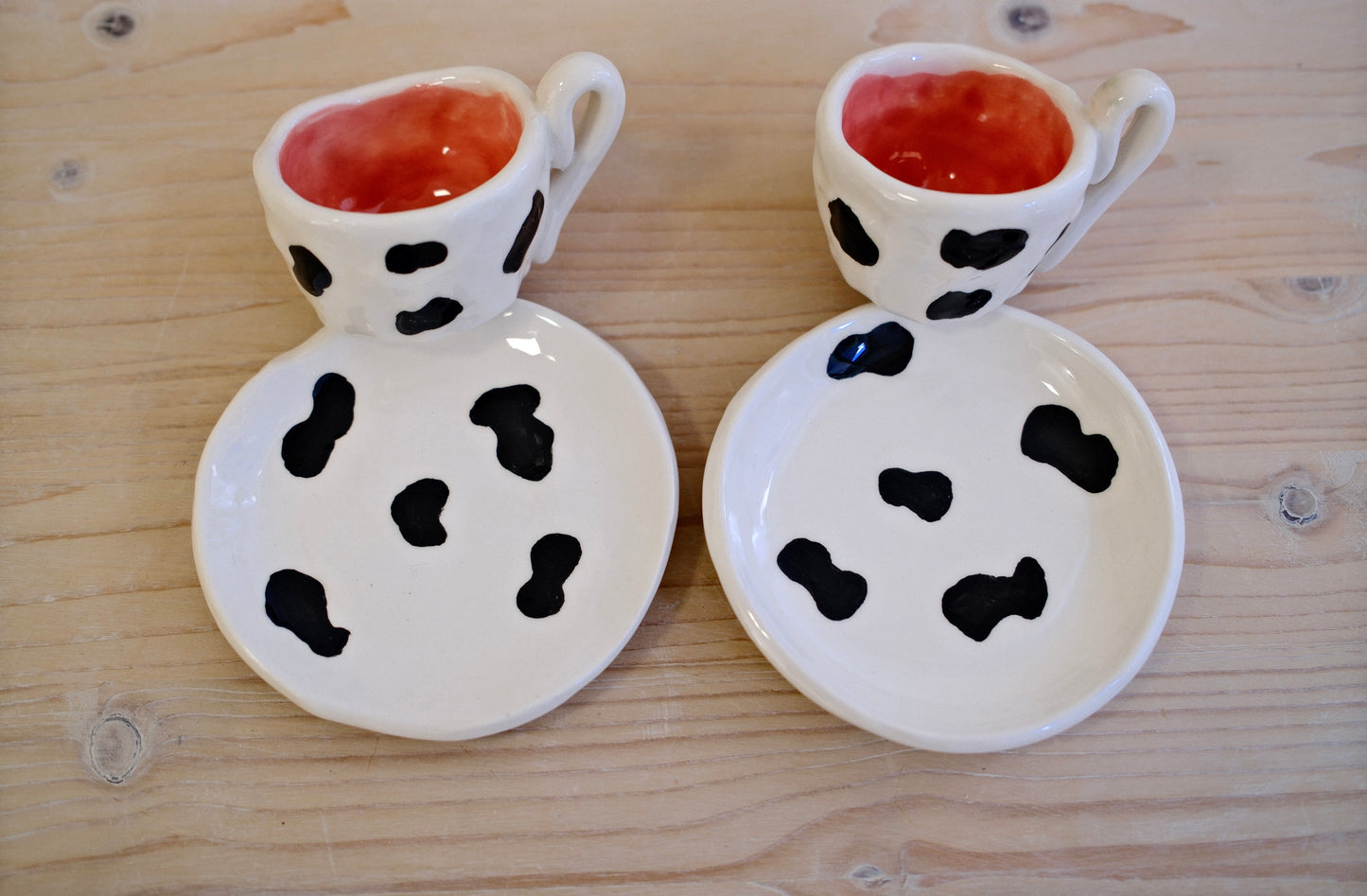 Tazzina da caffè + piattino [MUCCA]