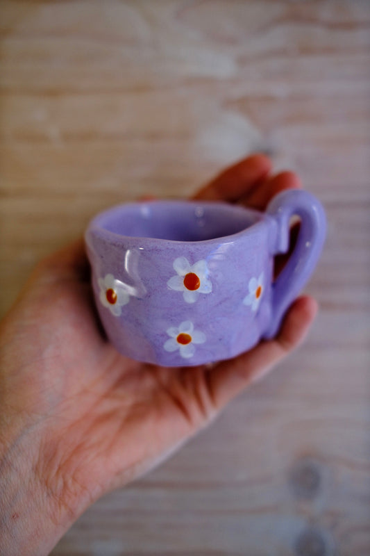 Tazzina da caffè + piattino [FIORI]