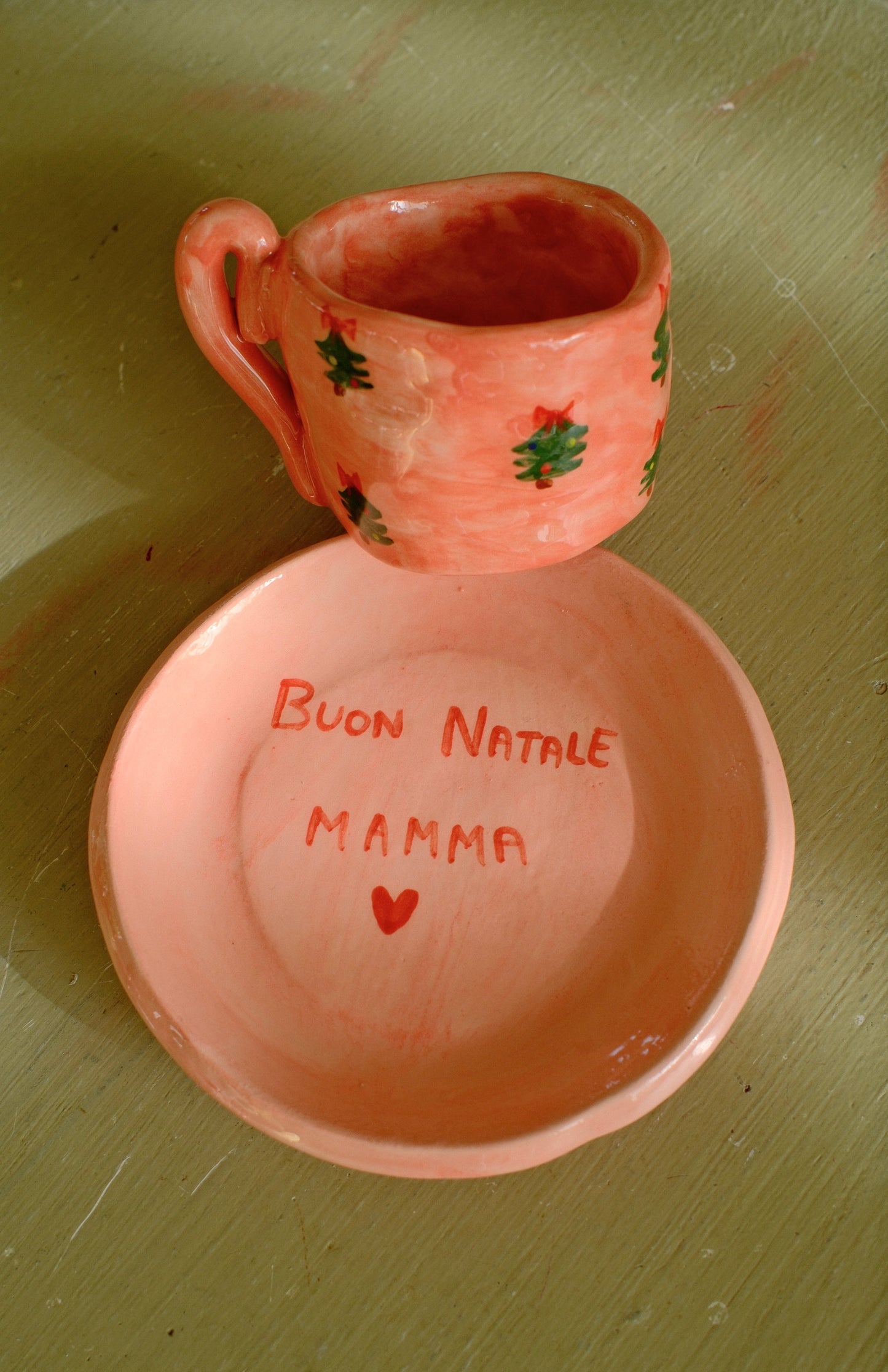 Tazzina da caffè + piattino 
[BUON NATALE MAMMA]