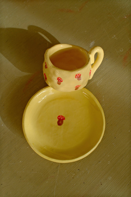 Tazzina da caffè + piattino 
[FUNGHI]