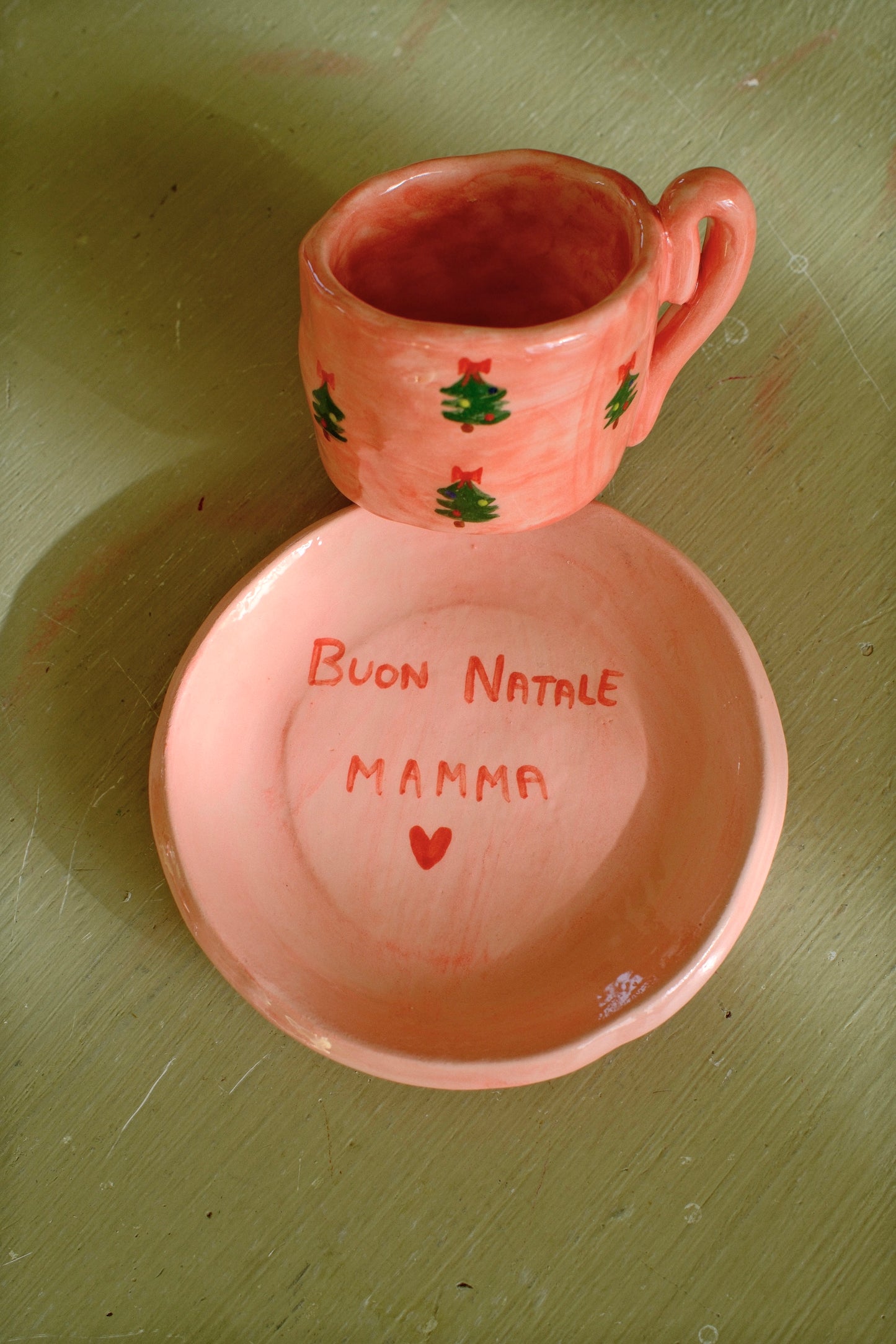 Tazzina da caffè + piattino 
[BUON NATALE MAMMA]
