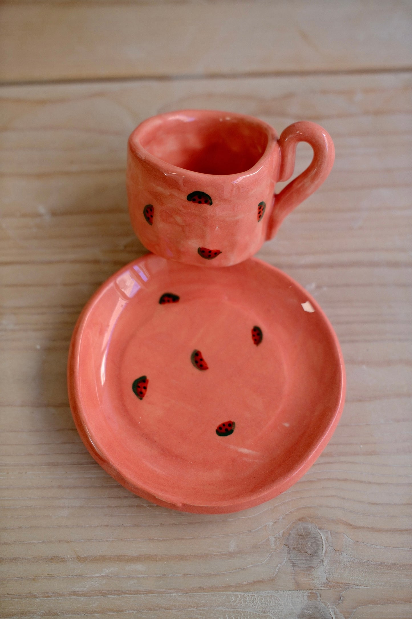 Tazzina da caffè + piattino [ANGURIE]