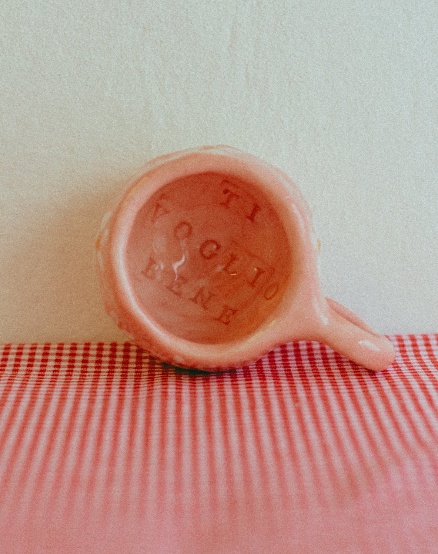 Tazzina da caffè con piattino [MARGHERITE - ROSA]