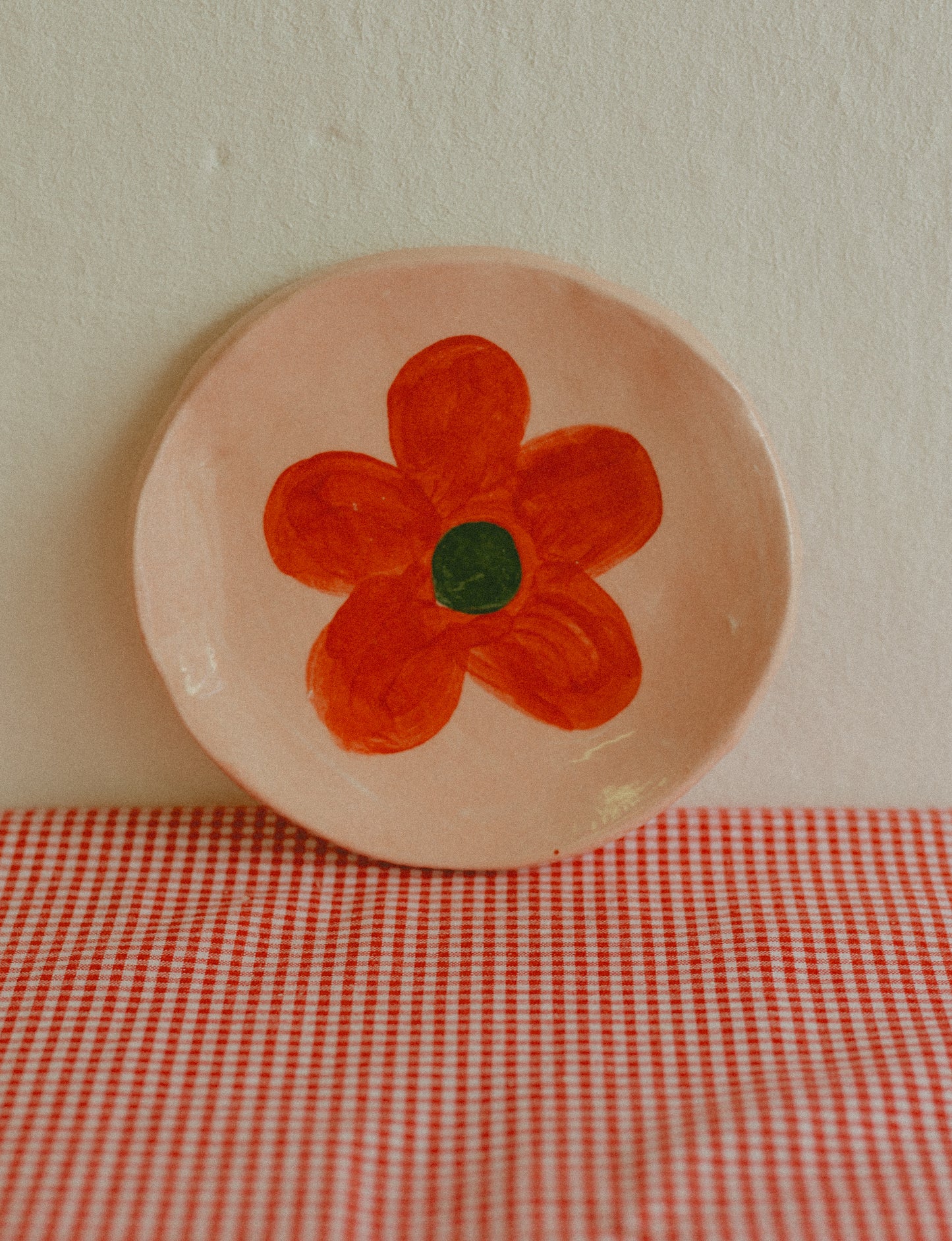 Tazzina da caffè con piattino [FIORE - ROSA]